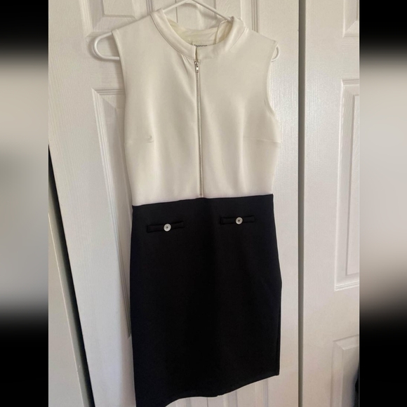 White and Black Dress - Picture 1 of 2
